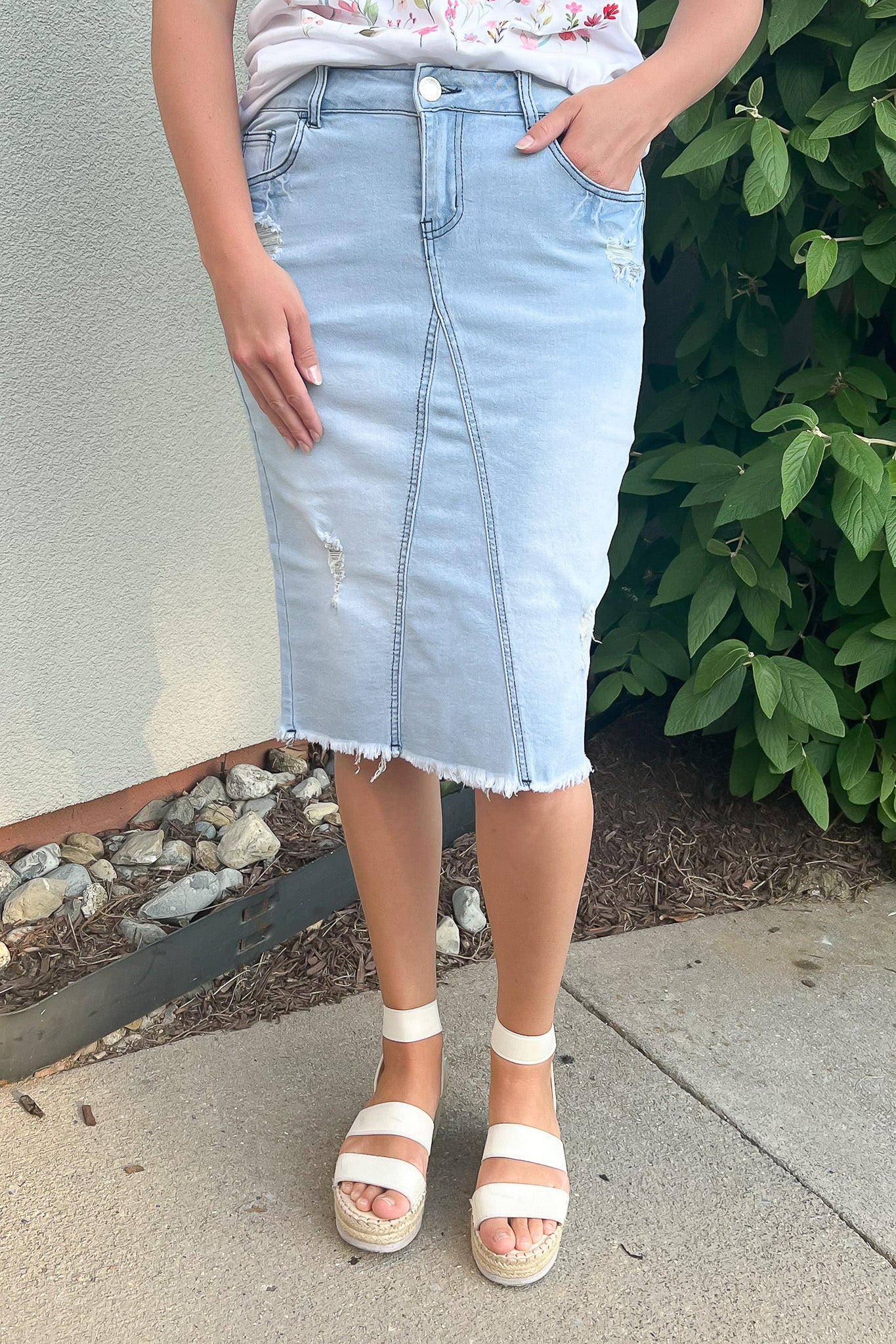 Brenna Distressed Jeans main image 0