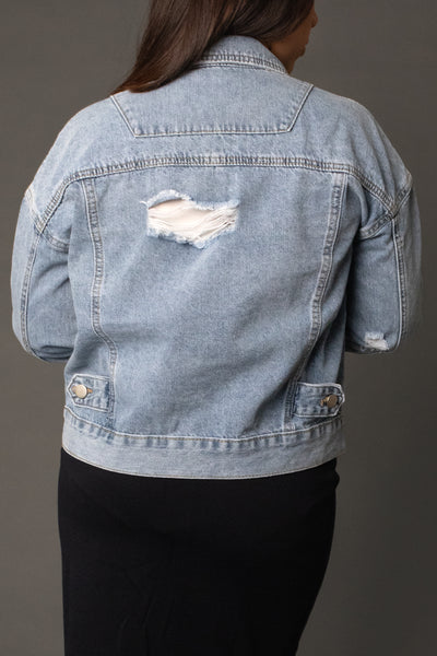 Denim Jacket in Light Wash