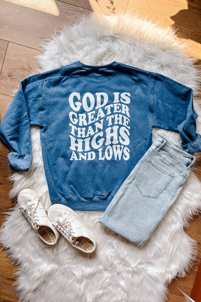 PRE-ORDER* God Is Greater Crewneck Sweatshirt (Ships by 8/22)