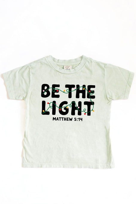 SPECIAL PRICE* Be The Light Graphic in Cream - Kids