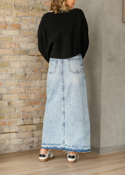 Stella Denim Maxi Skirt