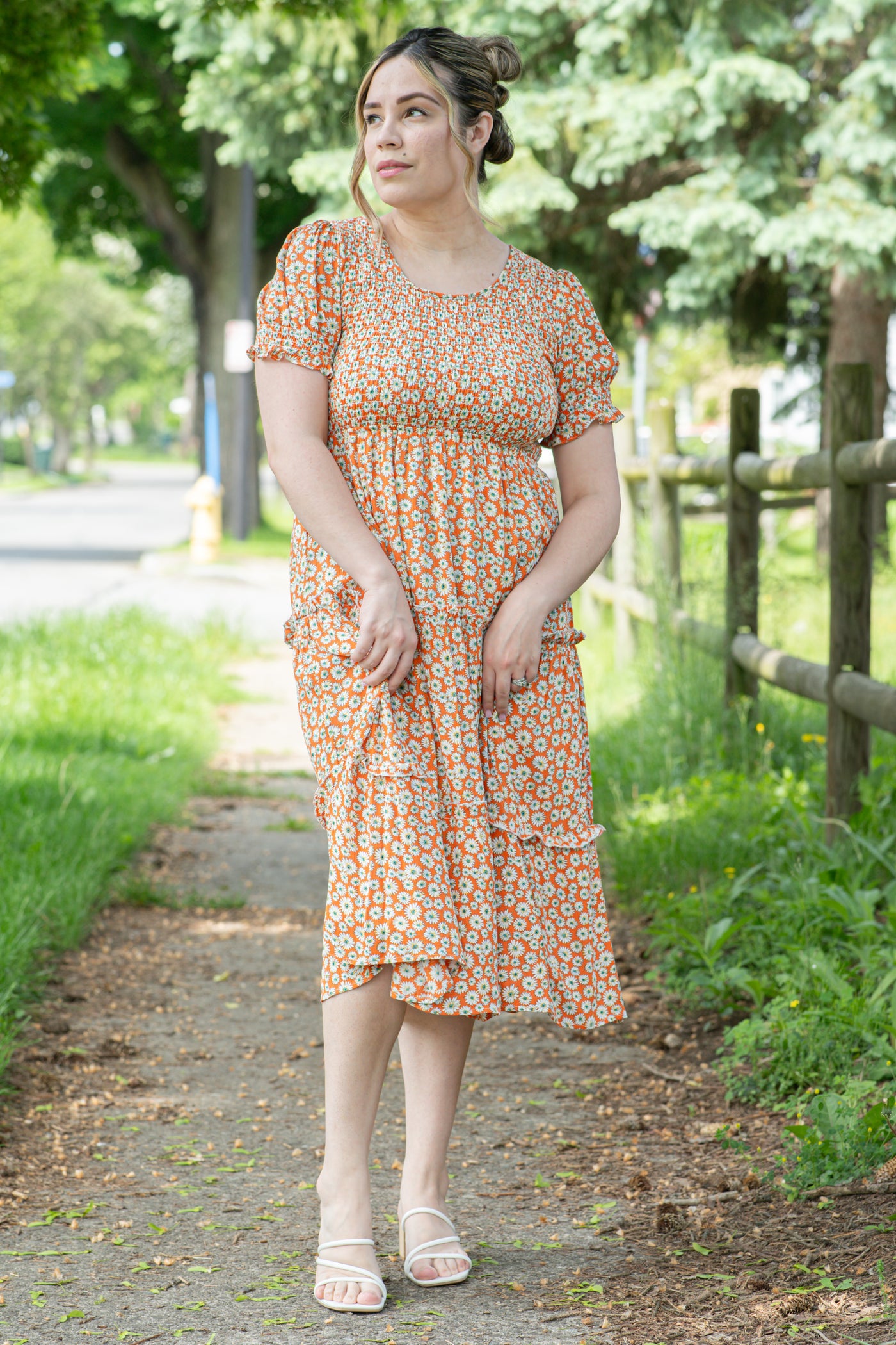 The McCall in Orange Daisy (FINAL SALE)