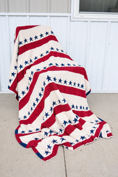 Stars and Stripes Luxe Blanket