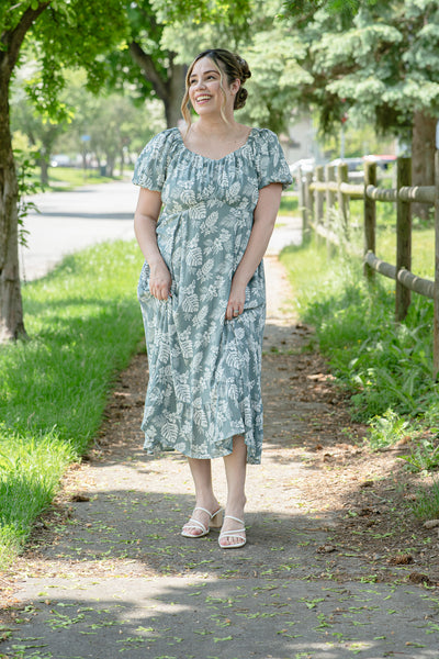 The Lettie in Tropical Green (FINAL SALE)