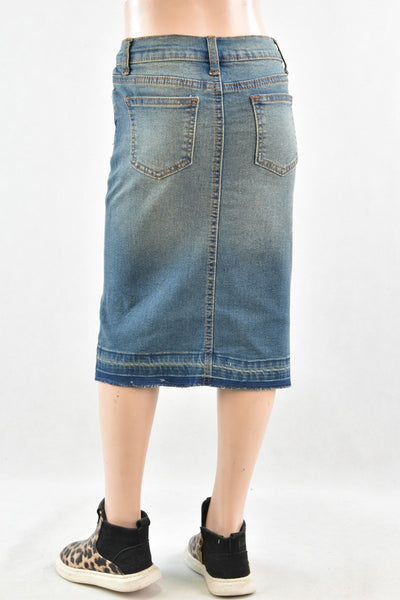 GIRLS Sonya Denim Skirt (Vintage)