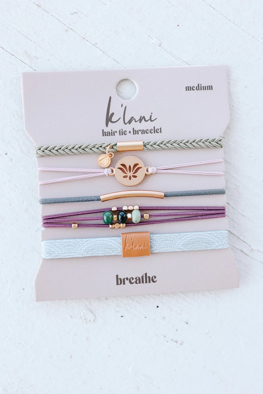 Breathe Hair Tie Bracelets