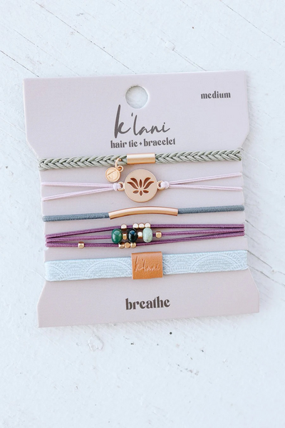 Breathe Hair Tie Bracelets