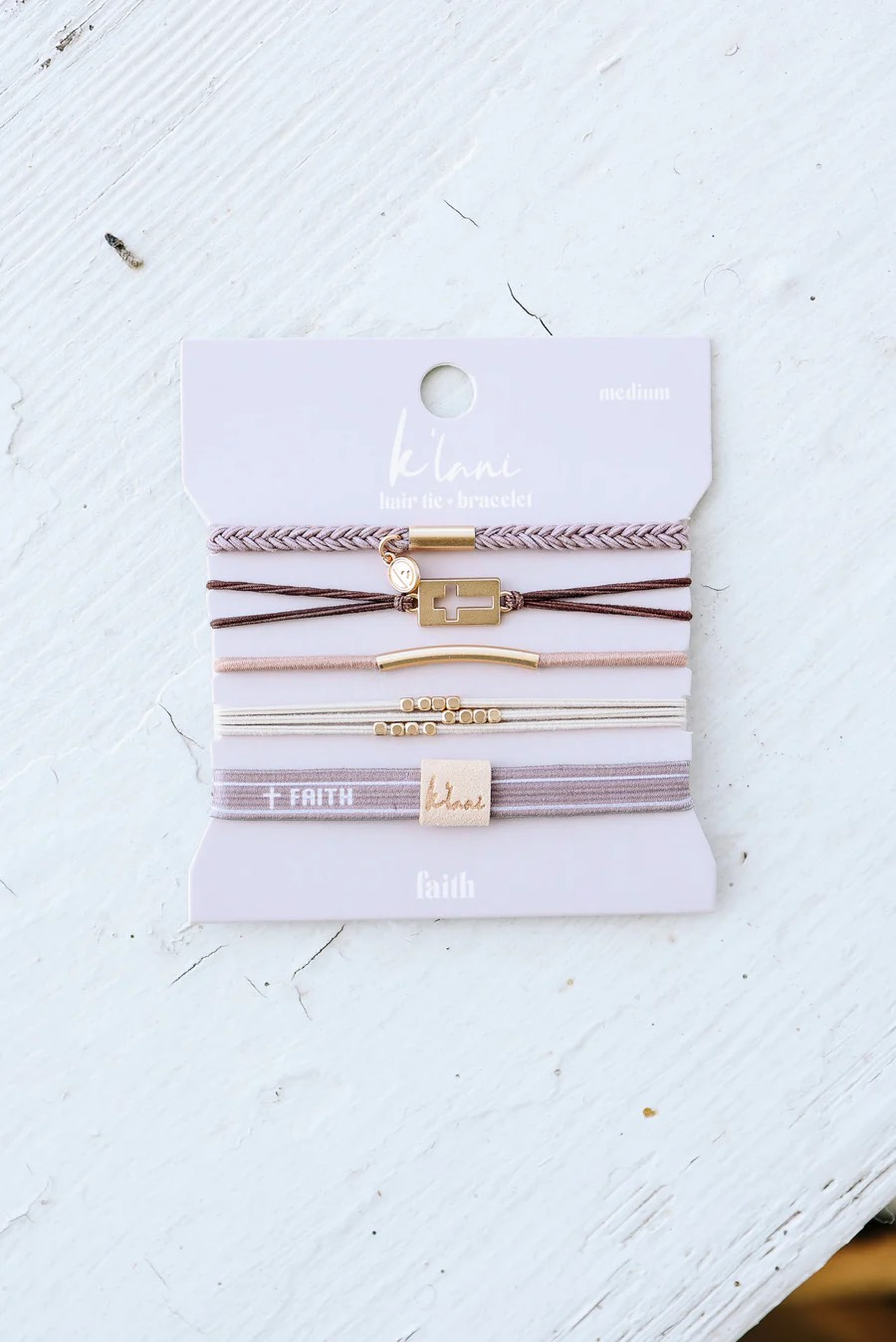 Faith Hair Tie Bracelets