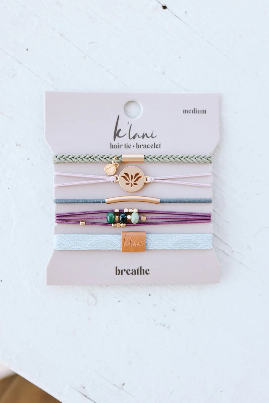 Breathe Hair Tie Bracelets