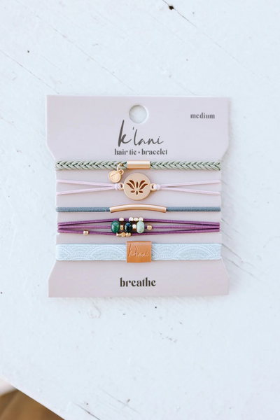 Breathe Hair Tie Bracelets