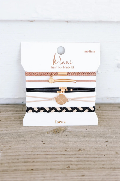 Focus Hair Tie Bracelets