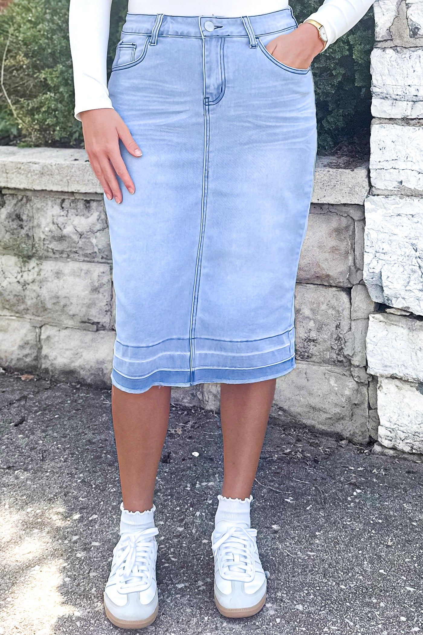Kate Fade Denim in Lt. Indigo