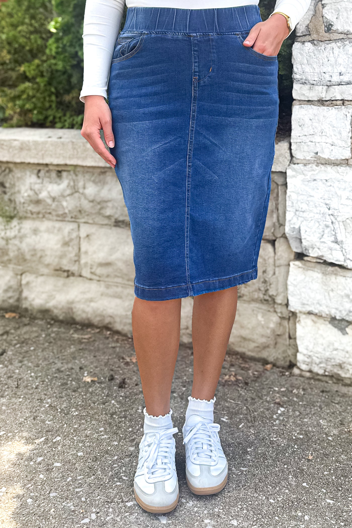 Classic Waistband Denim (Indigo)