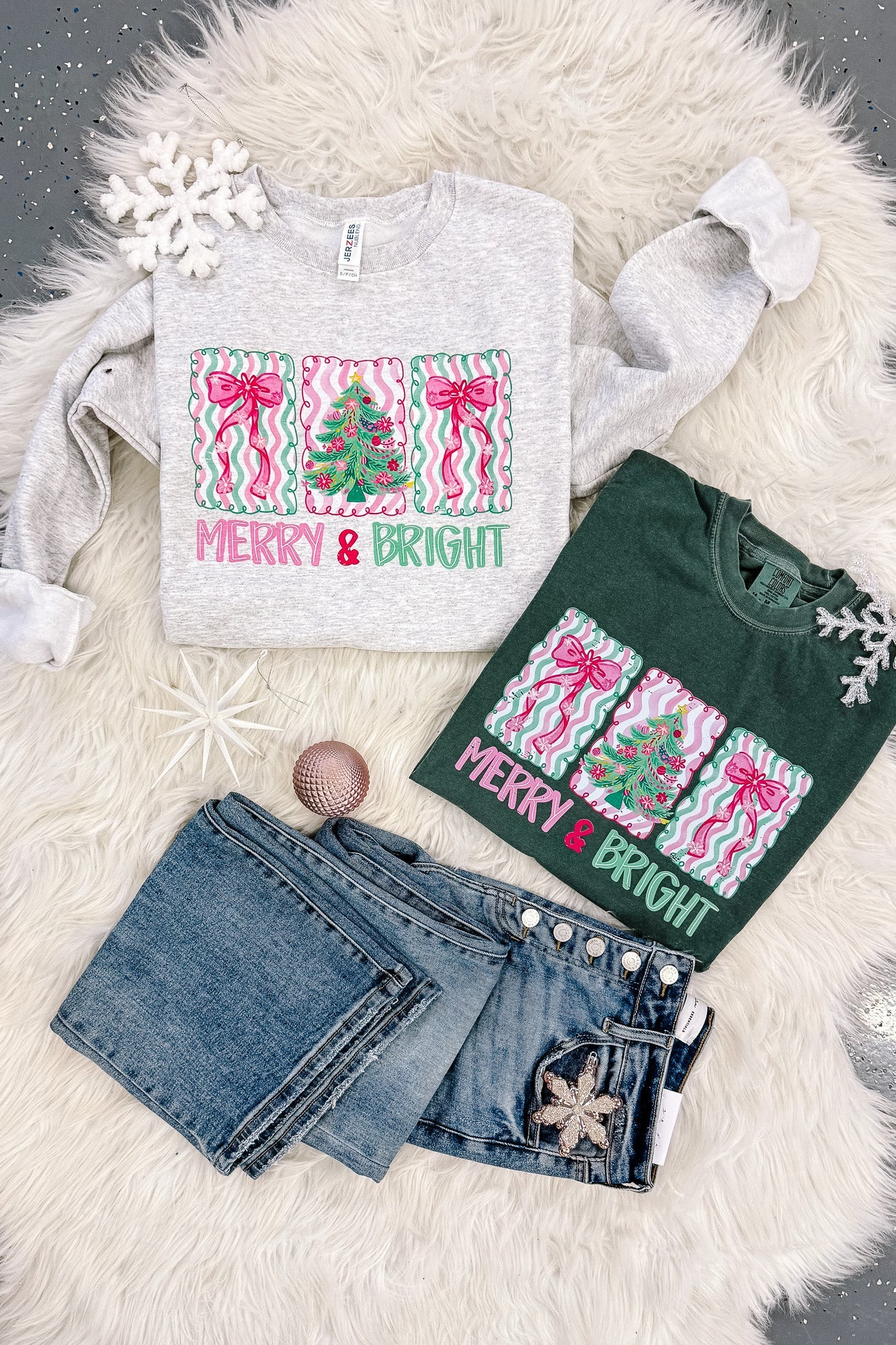 Pastel Merry & Bright Stamps Graphic - Multiple Styles (Ships by 12/3)