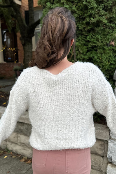 Britney Fluffy Puff Sleeve Sweater
