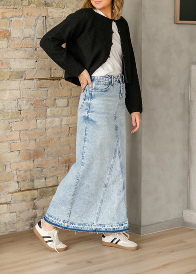 Stella Denim Maxi Skirt