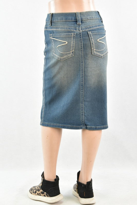GIRLS Emma Denim Skirt (Vintage)