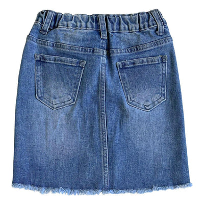 GIRLS Kinsley Medium Wash Denim Skirt