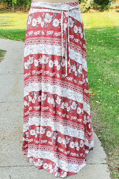 Paisley Garden Maxi Skirt